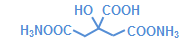 クエン酸二アンモニウム化学構造