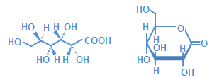 工業用グルコン酸液（50%）化学構造