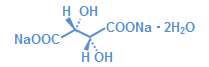 酒石酸ナトリウムH化学構造