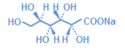 グルコン酸ソーダ化学構造